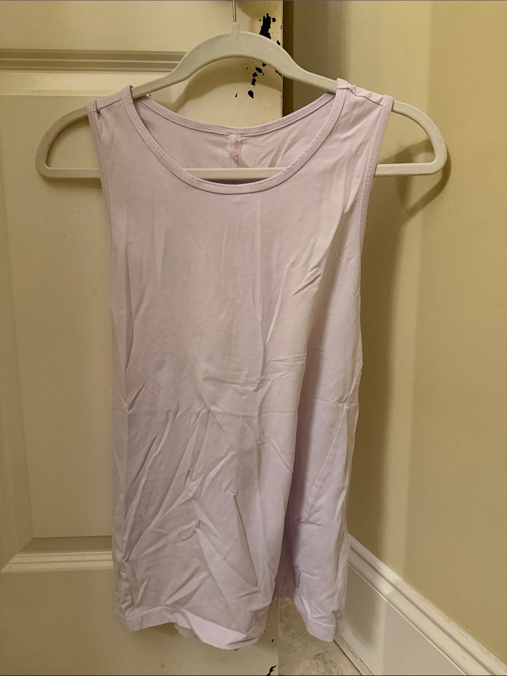 Free people twist back Light Lavender Sleeveless Tank Top